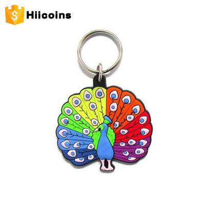 China Eco-friendy Quality Supplier 3D Soft PVC Rubber Custom Key Chain for sale