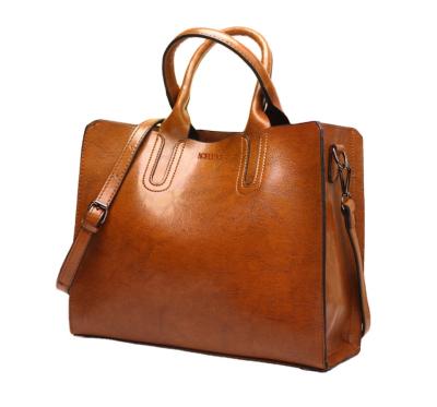 China Fashion Leather Large Handbag Women Bag Casual Bag Tote Shoulder Bag for sale