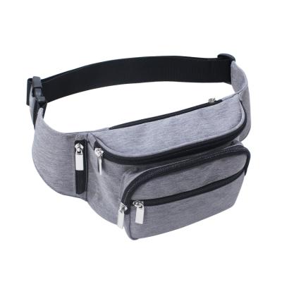 China Logo Anti-theft Waterproof Custom Men's Nylon Hip Hop Fannypacks Pack Waist Bag for sale