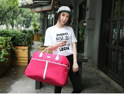 China Normcore/Minimalist Women Travel Waterproof Duffel Bag Fashion Oxford Large Capacity Casual Travel Bag Luggage Bag for sale