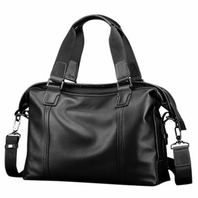 China Leisure Business Laptop Briefcase Waterproof Custom Genuine Leather Tote Bag For 14 Inch Computer Bag for sale