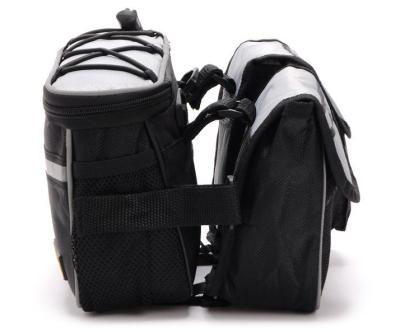 China Bike Bicycle Multifunctional Frame Tube Pannier Top Carry Bag With Rainproof Cover for sale