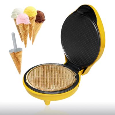 China Integrated Rope Wrap Sugar 2020 New Ice Cream Machine Waffle Cone Maker for sale