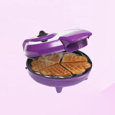 China Mini Household Adjustable Electric Melt Thermostat Waffle Maker with Stainless Steel Cover for sale