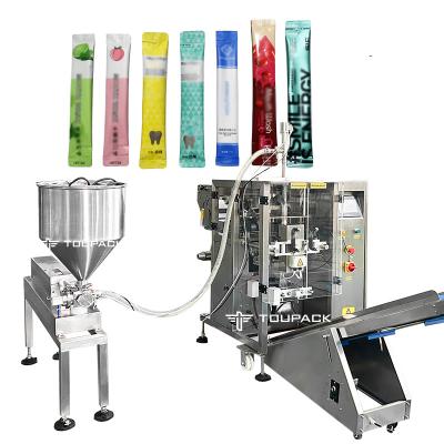 China Automatic Stick Bag Small Bag Mouthwash Washing Liquid Lubricants Packaging Machine Liquid Weighing And Packaging System for sale