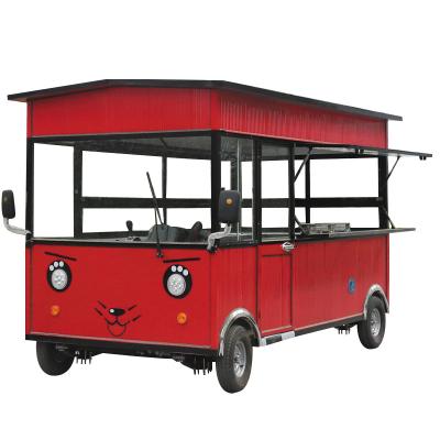 China Shengchuang custom multifunctional coffee trailer commercial food supply gourmet truck with kitchen equipment pizza trailer sales in Europe for sale