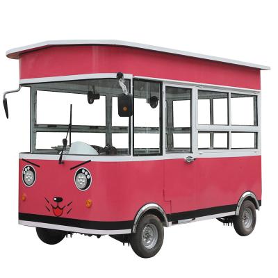 China Custom outdoor dining car trailer electric commercial supplying Shengchuang street pizza food truck ice cream truck for sale for sale