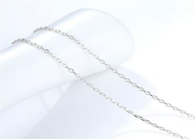 China Lobster Clasp Sterling Silver Necklace Chain For Pendants Adjustable Length for sale