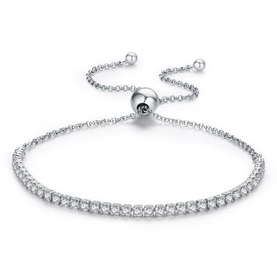 China Pandora 925 Sterlingsilber-funkelnde Strang-Armband-Frauen-Verbindungs-Tennis-Armbänder zu verkaufen