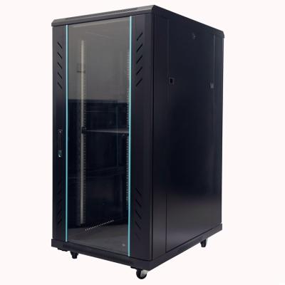 China SPCC cold rolled steel cheap price protection level IP20 indoor network rack server vertical network cabinet for sale