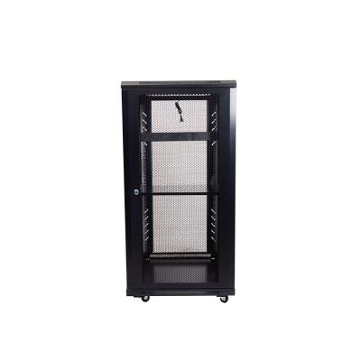 China SPCC Cold Rolled 19 Inch Network Cabinet Rack 22U Steel High Quality Indoor Network Rack for sale