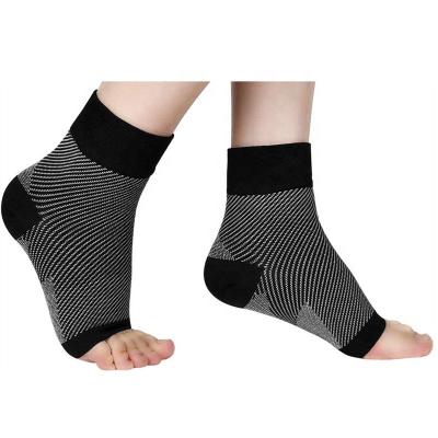 China Heel Teeth Fasciitis Compression Foot Socks Arch Support for Women and Men Ankle Compression Sleeve Nano Brace for sale