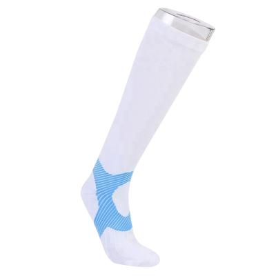 China Wholesale Custom Sports QUICK DRY Socks With Anti Slip Logo Football White Cotton Men Women Copper Compression 20-30 mmHg for sale