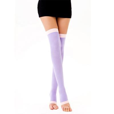 China Improved Blood Overflowing & Circulation Thigh Sleep Compression Stockings Top For Women Girls Knock Open Overnight for sale