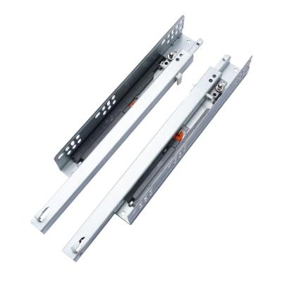 China Heavy Loading Capacity Under Mount Heavy Duty Soft Close Full Extension Push Open Drawer Slides for sale