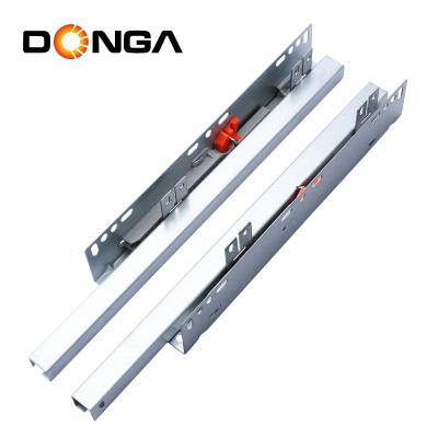 China Strong Economic Heavy Duty Telescopic Cabinet Undermount Hook Soft Narrow Loading Capacity Slide Hidden Drawer for sale