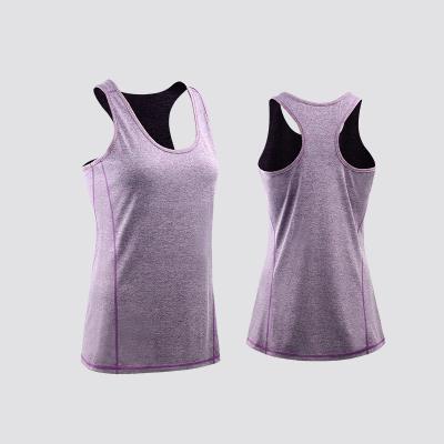 China Wholesale Custom Women Breathable Yoga Sports Tank Top Quick Dry Shirt Plus Size Sports Sleeveless Shirt Active Top Women for sale