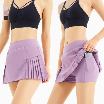 China RIMS essential tennis skirt for short skirt breathable summer sports training women stretch fitness outdoor quick dry skirt for sale