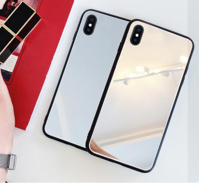 China Fanshion manufacture fashion s10 mirror mobile cell phone cases for Iphone 11cover makeup phone case for sale