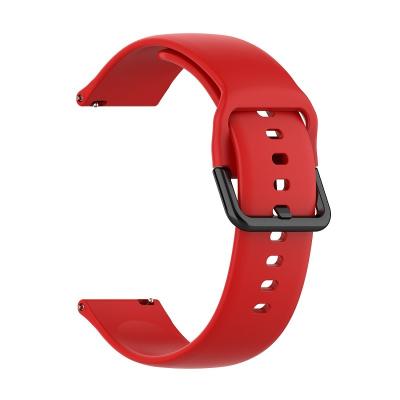 China 20 22 mm Universal Silicone Rubber Soft Waterproof Watchband For Samsung Wrist Watch Band iwatch Rubber Bands for sale