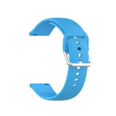 China 20mm Universal Silicone Rubber Watch Strap For Samsung Galaxy Wrist Watch Band Active Rubber Watch Bands 2 41mm 42mm for sale