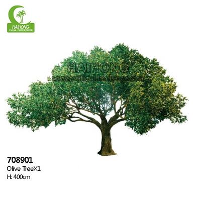 China Traditional Fiberglass Artificial Olive Tree Artificial Trees For Outdoor Garden Landscaping Decoration for sale