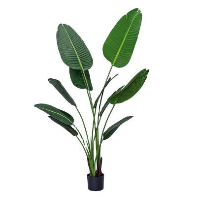 China Large Tropical Plant Minimalist Artificial Faux Plant Deliciosa Plant Indoor Decor For Porch Dining Room Bedroom for sale