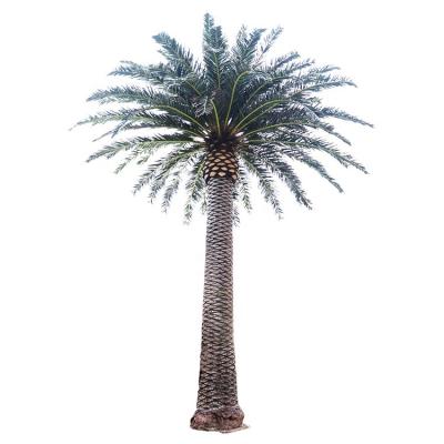 China Art Materials Eco-friendly Large Artificial Date Palm Trees Artificial Canary Date Palm Tree for sale