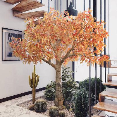 China Environmental Friendly Big Size Artificial Birch Tree Plant Custom Landing High Simulation For Decor for sale