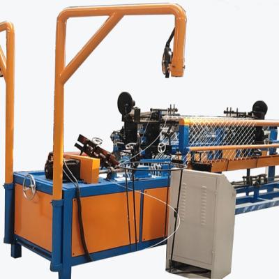 China OEM china shops chain link building material automatic chain link fence machine single wire chain link fence machine with high speed for sale