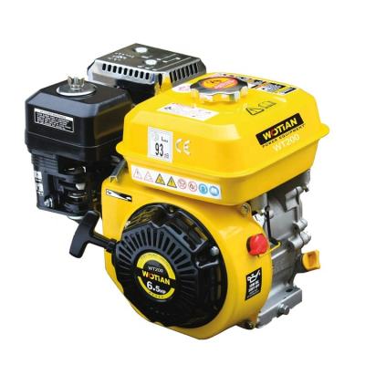 China Hot Selling Gasoline Engine Air Cooled Displacement 196cc Electricity Single Cylinder Gasoline Engine For Most Industries for sale