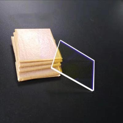 China 80*80*6mm Quartz JGS1 CCD Optical Lens For Visual Marking Laser Machine for sale