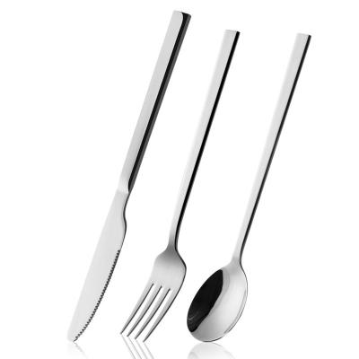 China Sustainable Cutlery Set International Stainless Steel Knife Spoon And Fork Flatware Set for sale