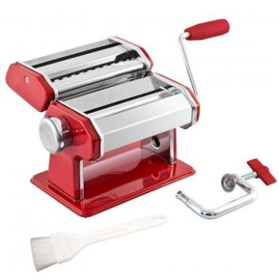 China Red Stainless Steel Pasta Machine Stocked Metal for Spaghetti Pasta and Lasagna (7 Levels), Pasta Machine, Pasta Maker for sale