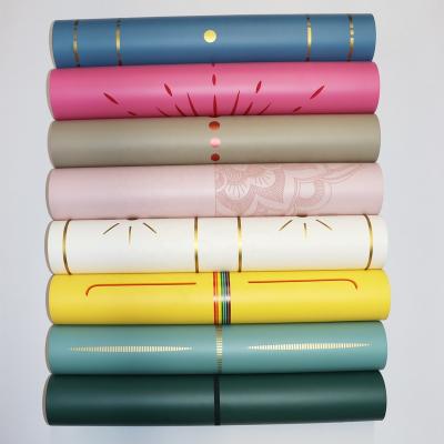 China High Quality Custom Yoga Gym Mats Non Slip Eco Friendly Durable Non Slip Printing Non Slip Eco Friendly PU Yoga Mat 5mm Eco Friendly for sale