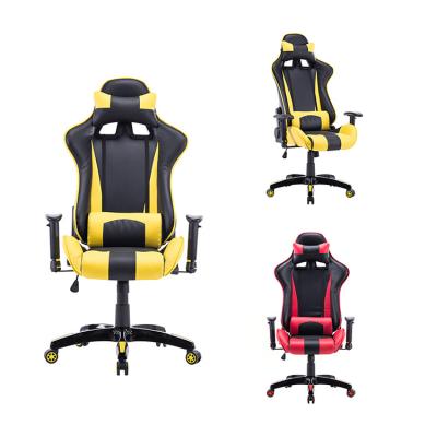 China Hot Sale Modern Ergonomic Swivel Chair Rotation Office Chairs Rotation Racing Gaming Chair With Wheels for sale