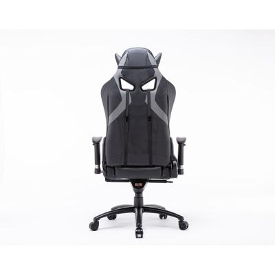 China Blue PC High Logo Gaming Chair For Racing Luxury Ergonomic Leather Back 2021 (Height Adjustable) for sale