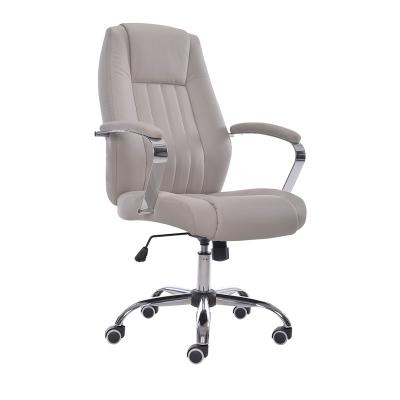 China (Height Adjustable) Swivel Executive Luxury Leather Office Chair for sale