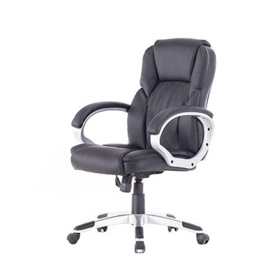 China Ergonomic Office Swivel Chair Design (Height) Adjustable Black Nylon Casters Ergonomic Computer Desk Executive Chair for sale