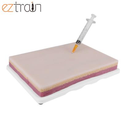 China IV Injection Injection Practice Pad Venipuncture Pad IV Pad With 4 Veins On Base for sale