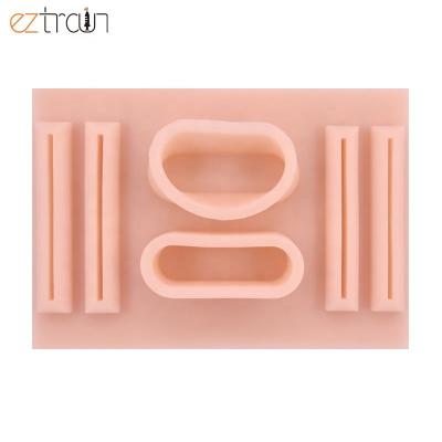 China Silicone Suture Trainer Pad Vaginal Cuff Model Tissue Surgery Laparoscopic Repair Suture Pad Silicone Suture Trainer for sale