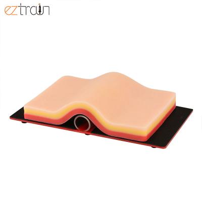 China Medical Enhanced Silicone Skin Suture Pad Suture Practice Pad For Surgical Skills Training for sale