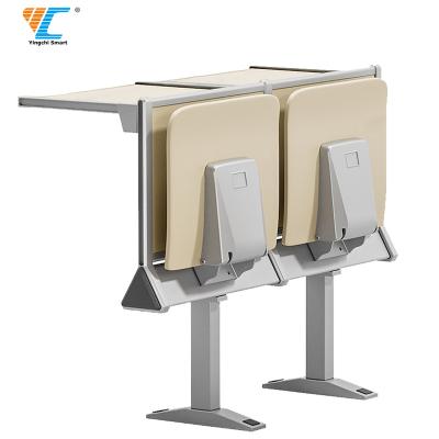 China Fixed Mounted School Chairs And Tables Set Lecture Hall Seating Solutions Auditorium Factory Seating Seating Supplier for sale