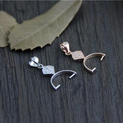 China 925 925 Sterling Silver DIY Bracelet Buttons Necklace Buckle Clasp Pendant Connector Clasp Clasp Jewelry Making for sale