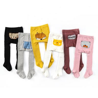 China BONYPONY Antibacterial Cute Animal Tights BabyTights Pantyhose Spring Autumn Thin Tights Princess Baby Solid Soft Clothing for sale