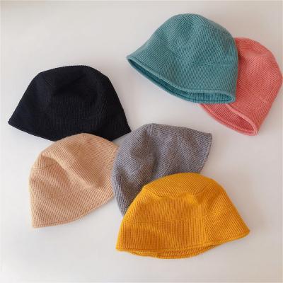 China Fashion JOINT Boys and Girls Kids Beanie Cotton Sun Protection Sun Hat Colorful Kids Bucket Hat for sale