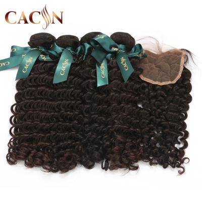 China Free Middle Names Peruvian Virgin Human Hair Bundles With Lace Closure, Mixed Length Hair Weaves With Lace Closure for sale