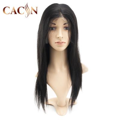 China Silky Straight Wave Custom Made Natural Curly 40 Inch Full Lace Wig, 100% Virgin Indian Women Hair Wig for sale