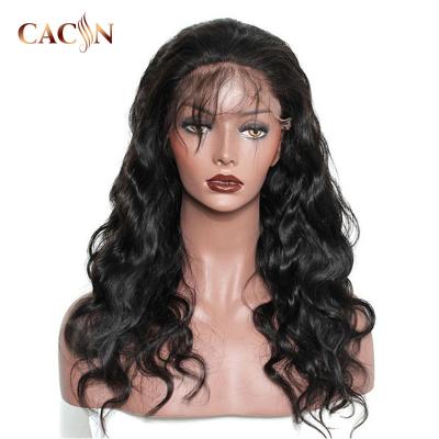 China Cheap Silky Straight Body Wave 10a Full Body Wave Swiss Lace Wig 250 Density for sale