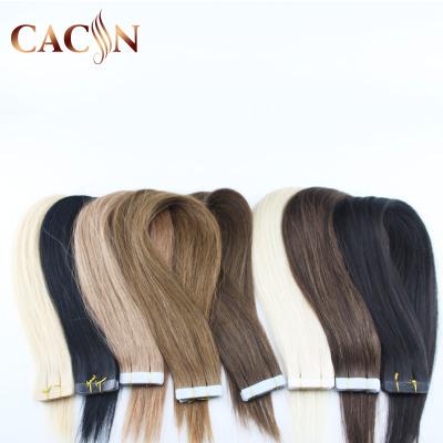 China Wholesale Price 22 Inch Wave Silky Straight Brazilian Remy Tape Hair Extensions Human Hair Silky Straight Unprocessed, 2015 8A Grade High Quality for sale